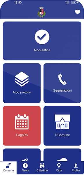 L'app del tuo comune L'app del tuo comune